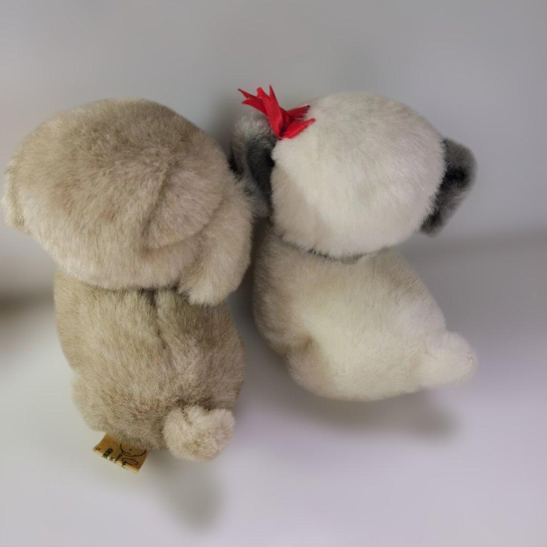 うめ吉　あやか 犬のぬいぐるみ 2体セット