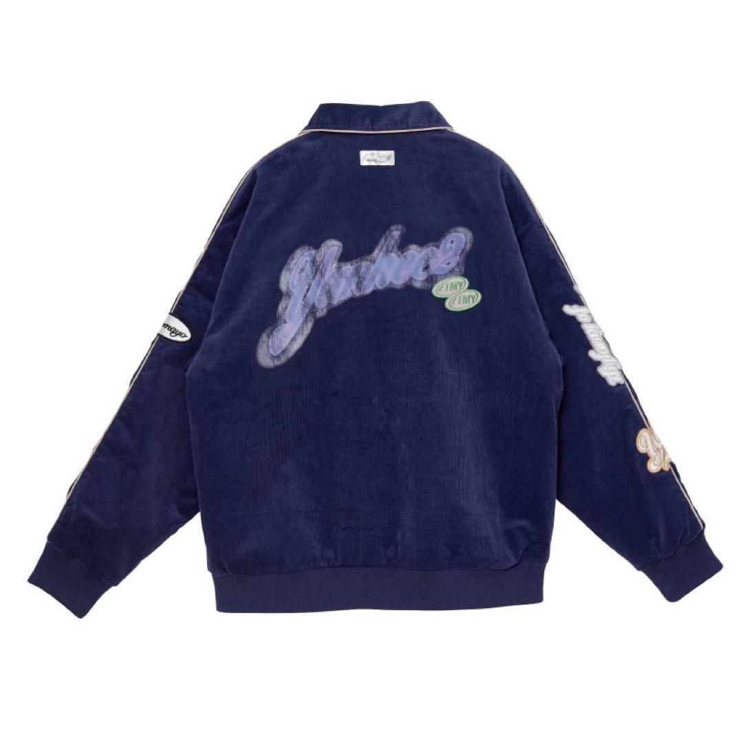 ずとまよ Corduroy Wappen Jacket (Navy) Mサイズ