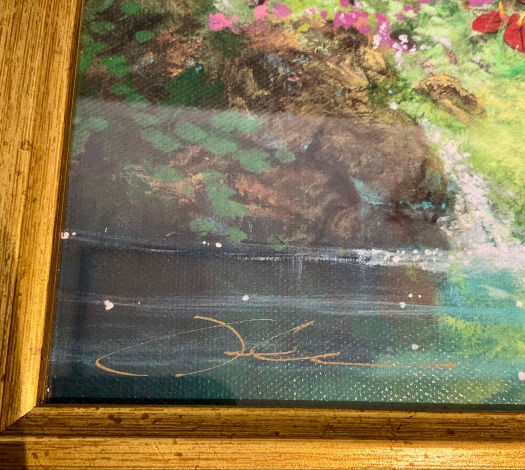 62302 限定 ミッキー＆ミニー 絵画 真正証明書付 ゴールドフレーム