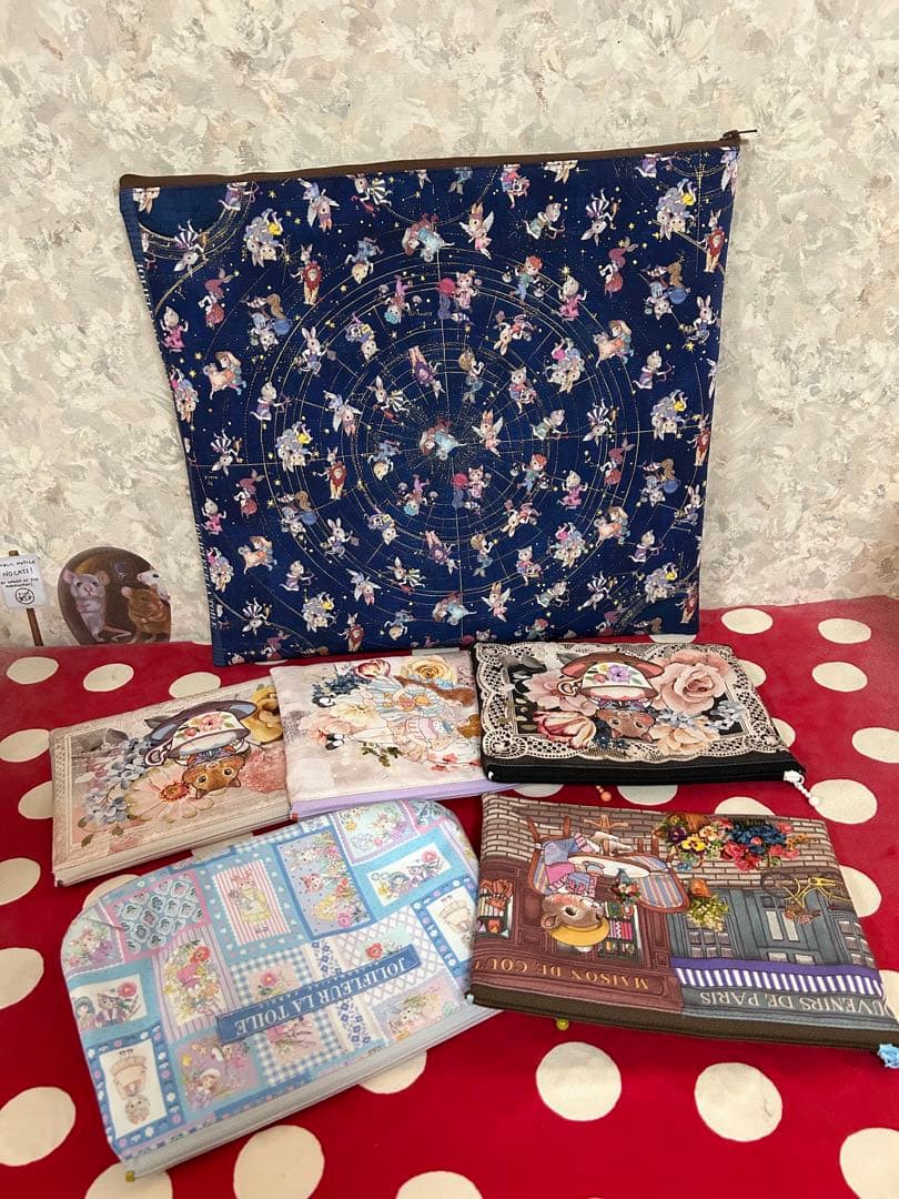 専用です　ハンドメイド　ファスナーポーチ6点　ジョリーフルール