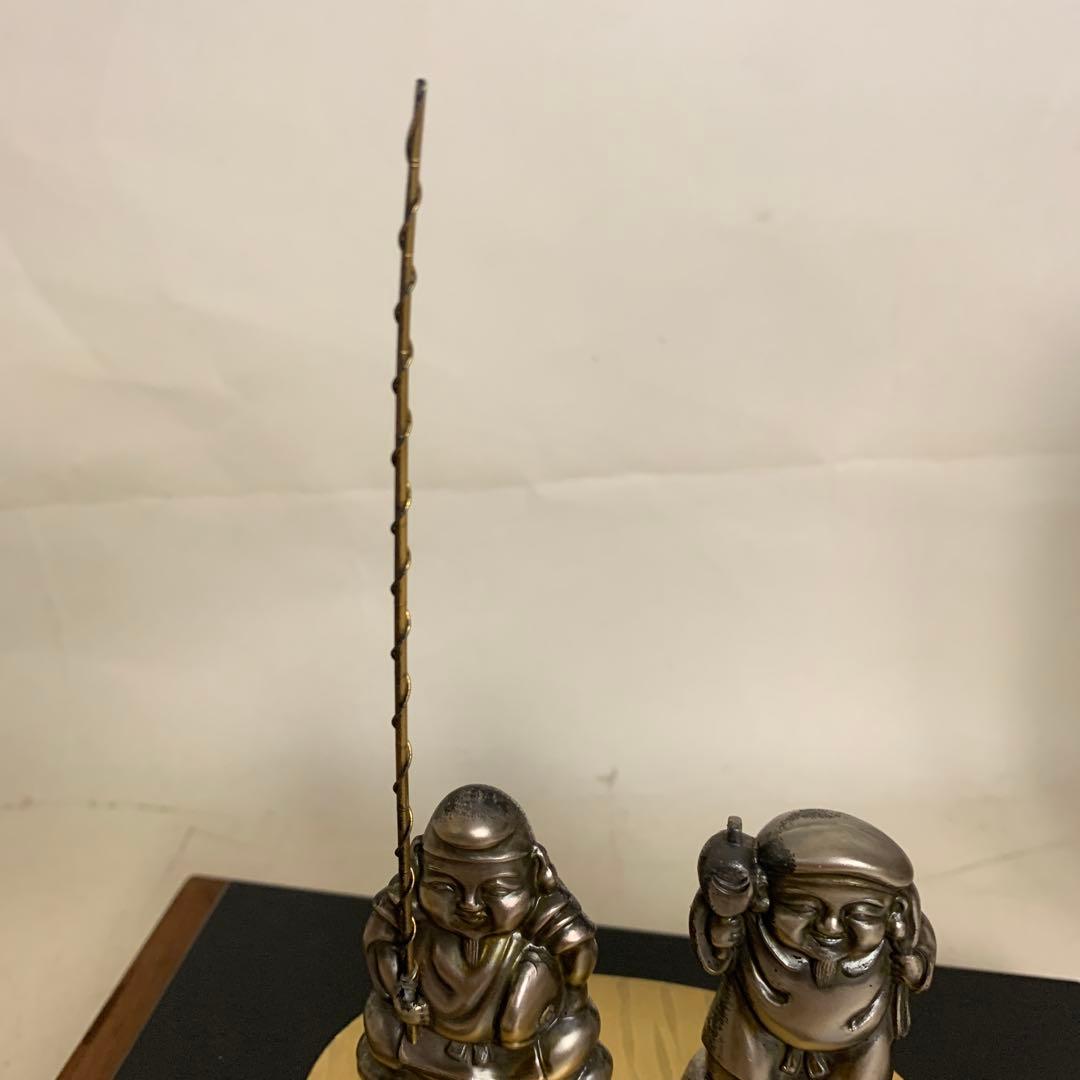 2*4様 銀製　恵比寿　大黒　　七福神　検索　純銀　950 925 置物