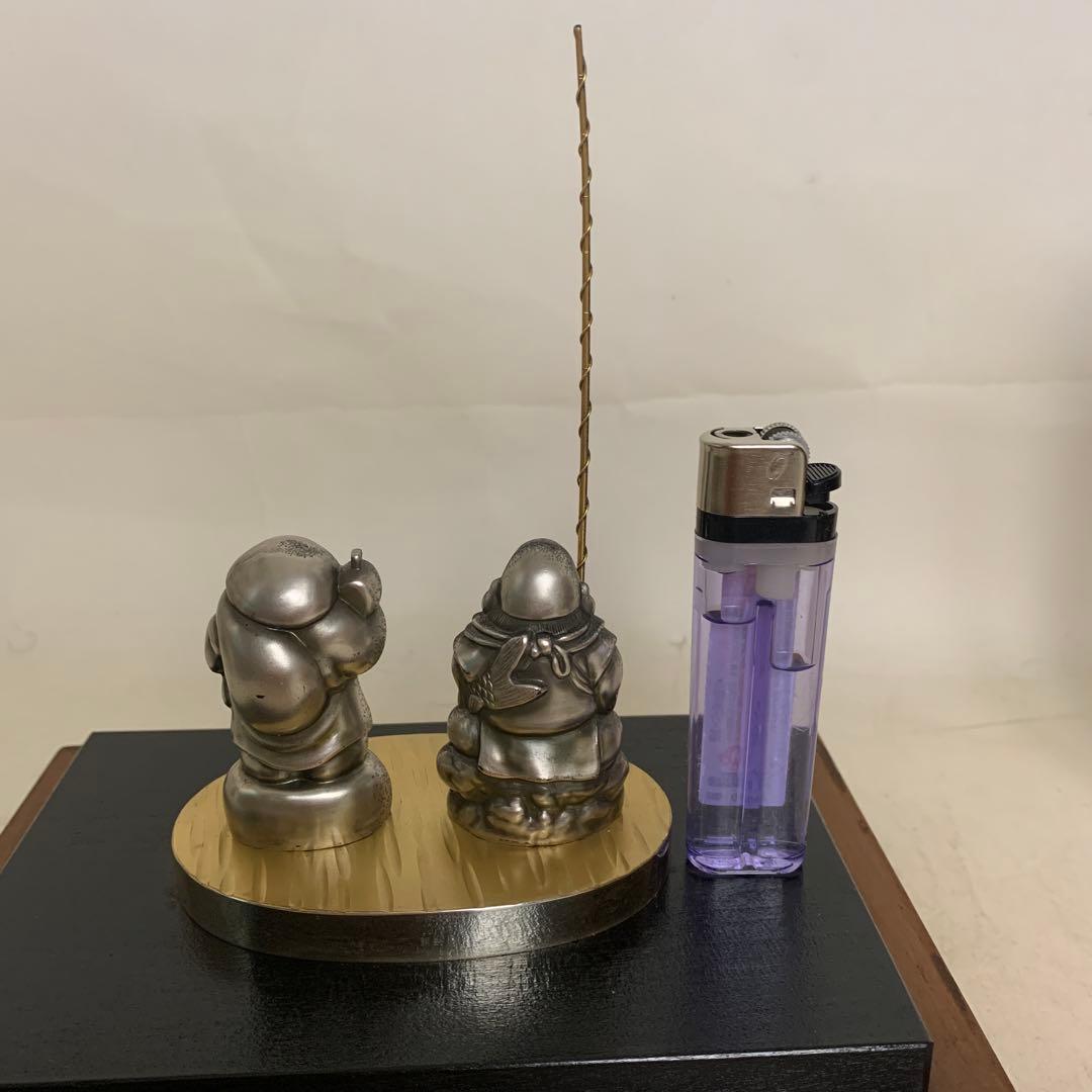 2*4様 銀製　恵比寿　大黒　　七福神　検索　純銀　950 925 置物