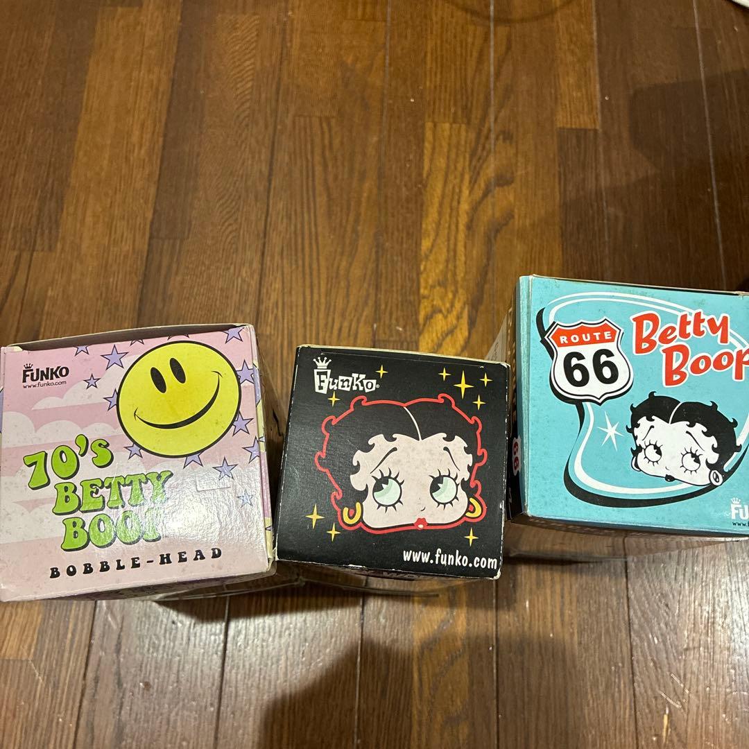 Funko Betty Boop ボブルヘッド 3点セット　ベティーちゃん