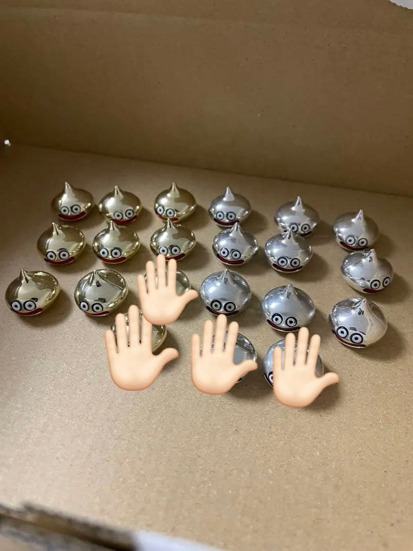 ドラゴンクエスト　ミニミニ　メタルスライムたち　17コ