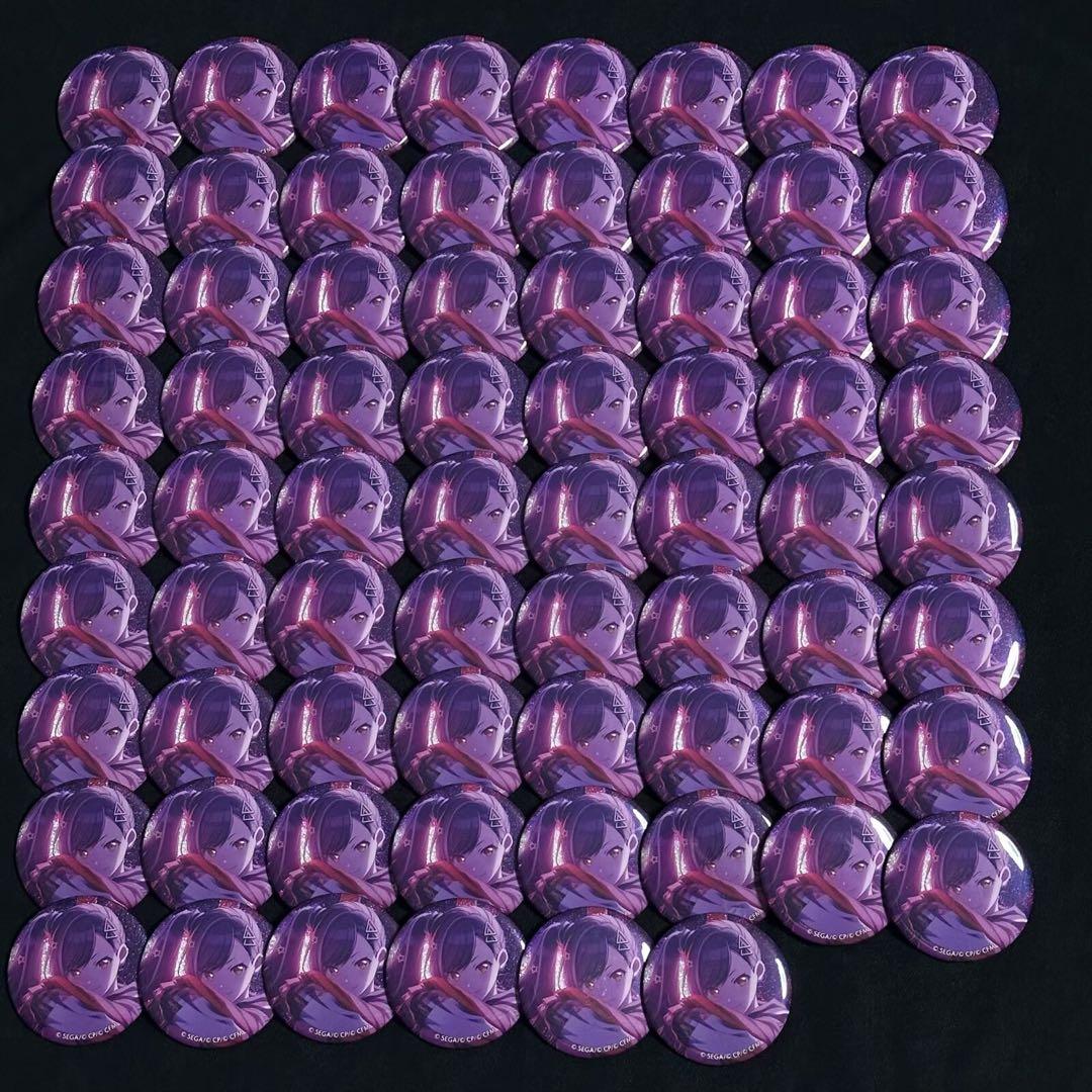 【70点】バラ売り可　プロセカ　白石杏　グリッター缶バッジ　8C シネマ