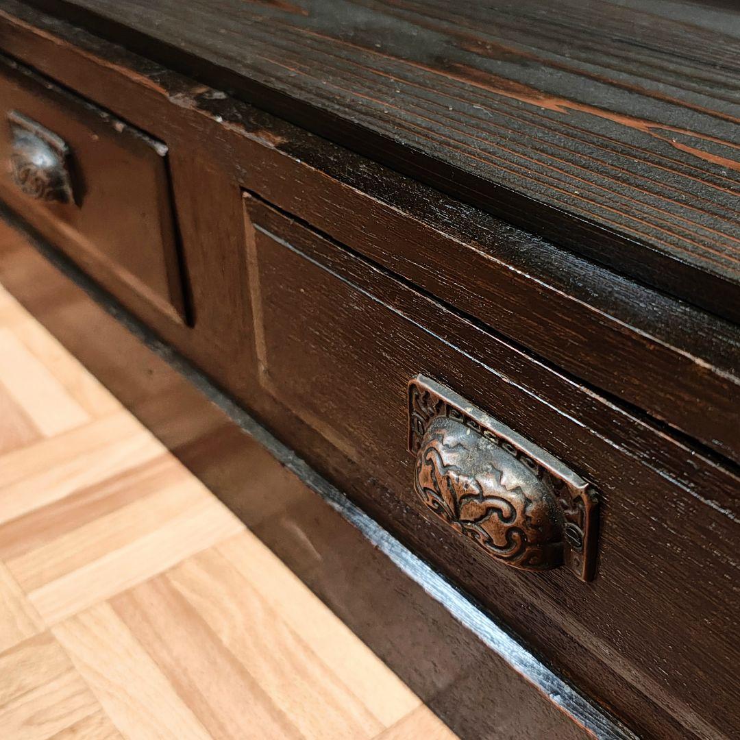 木製棚　食器棚　オープンラック　昭和レトロ　古家具