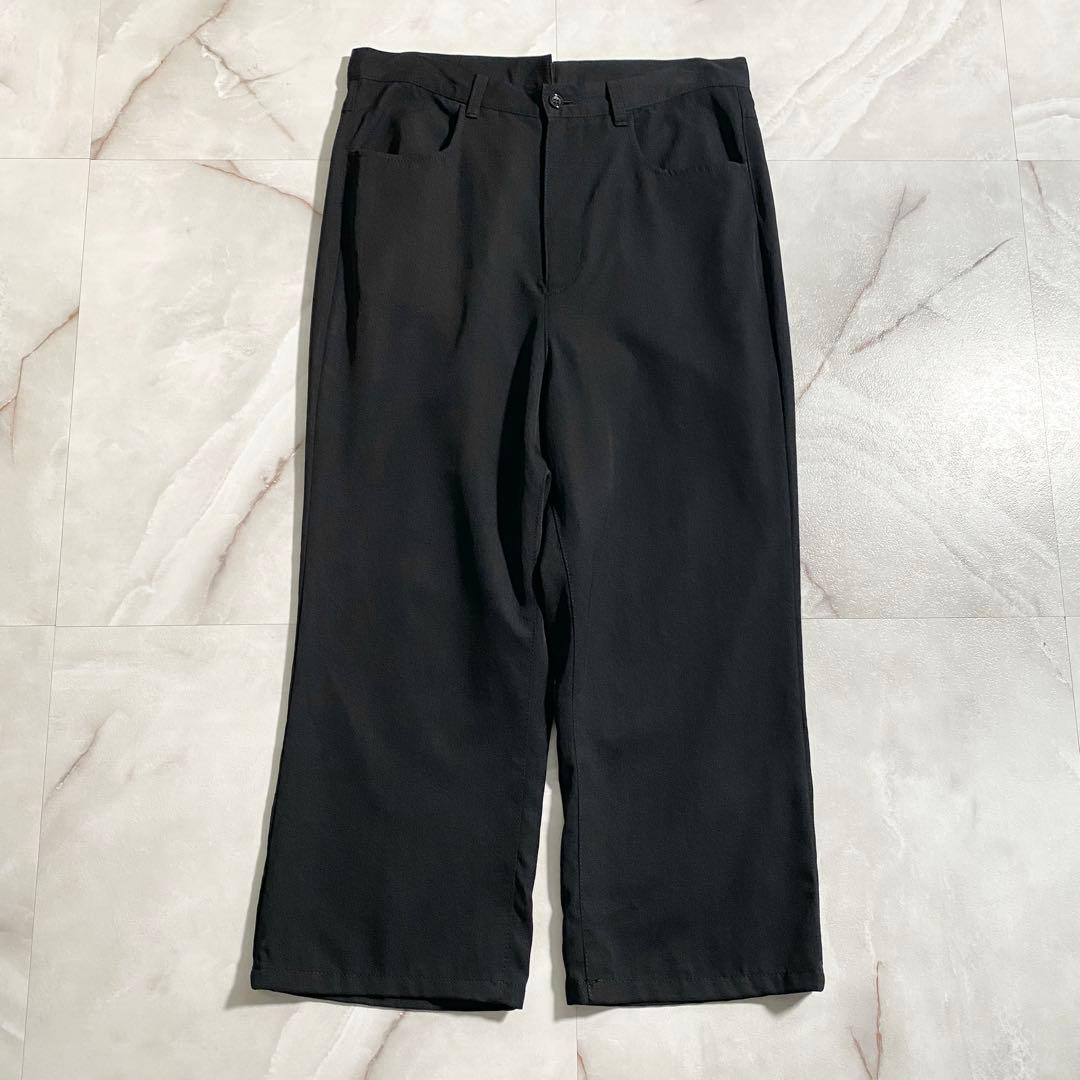 A16622 美品 トリココムデギャルソン 08AW ワイドサルエルパンツ 黒M