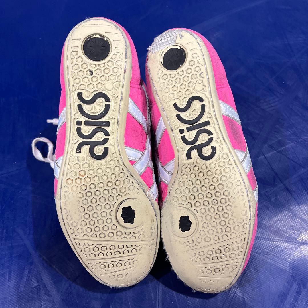 ASICS レスリングシューズ ピンク (旧オーダー)
