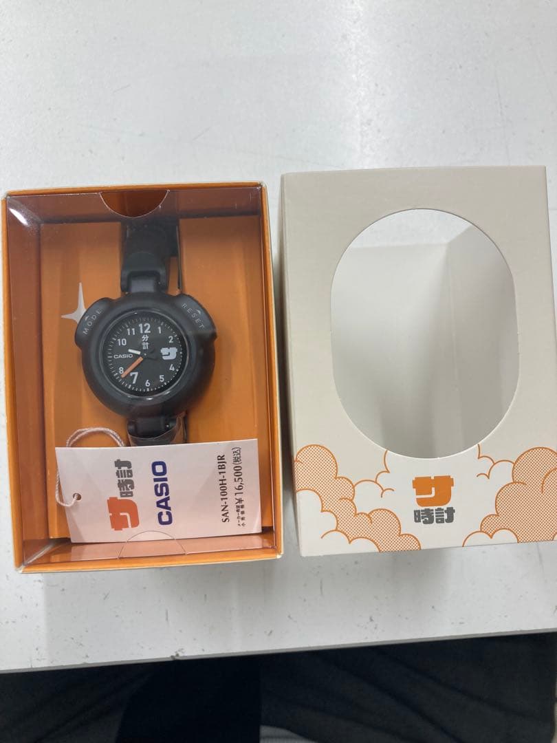 CASIO SAN-100H-1BR ブラック 腕時計