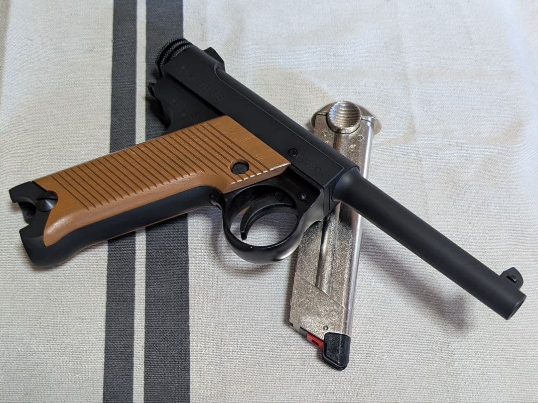 マルシン 南部十四年式拳銃 前期型 ガスブローバック ブラック 【傷あり】
