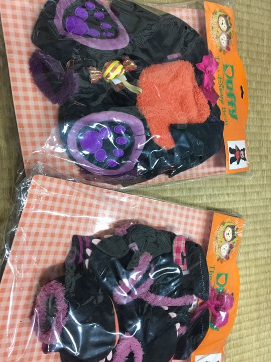 ダッフィー　シェリーメイ　ハロウィン　コスチューム　コウモリ　黒猫　レア　貴重
