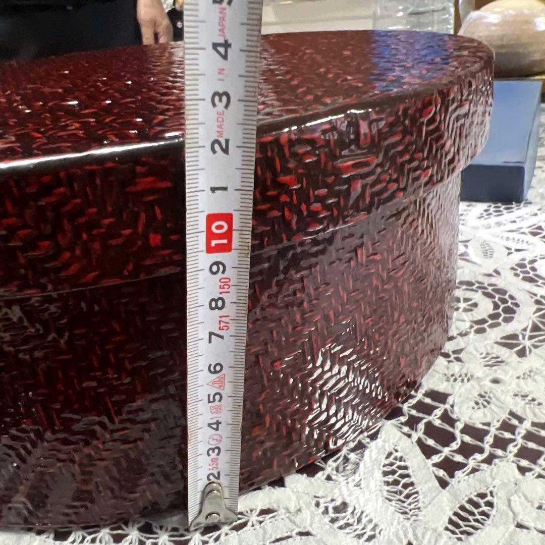 未使用　らんたい漆器 茶櫃　　久留米籃胎漆器