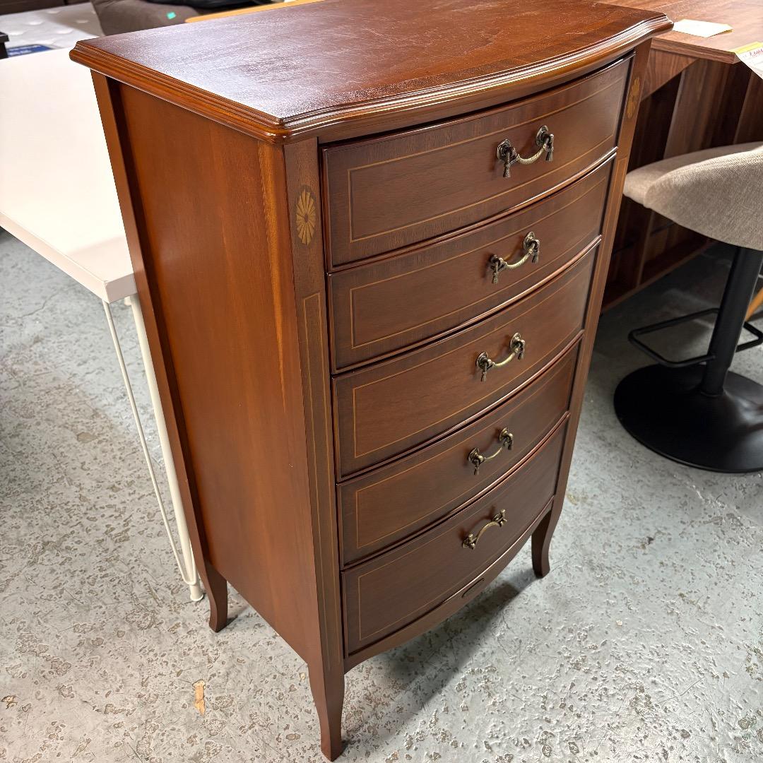 東海家具 Venezia ベネチア クラシック調 5段チェスト キャビネット