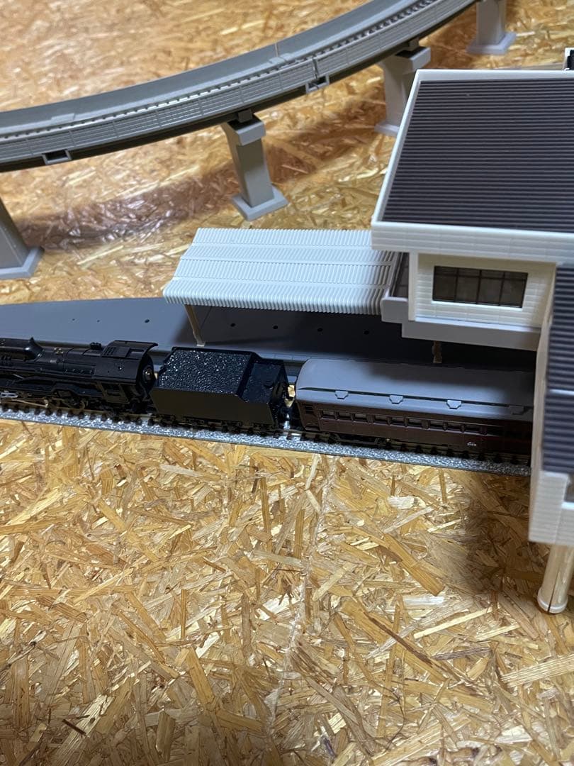 Nゲージ TOMIX立体交差レールセット 機関車つき