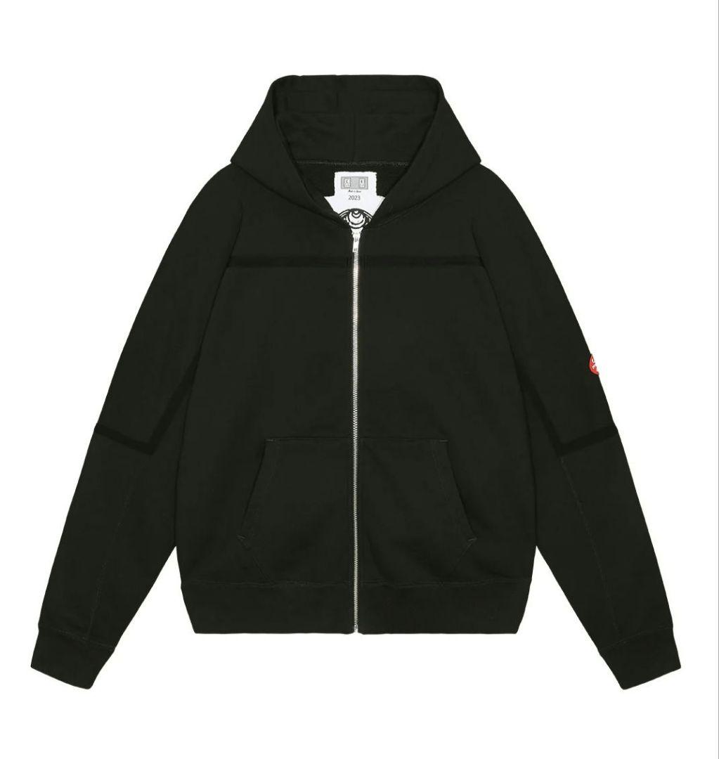 トップス cavempt taped cut zip heavy hoodie