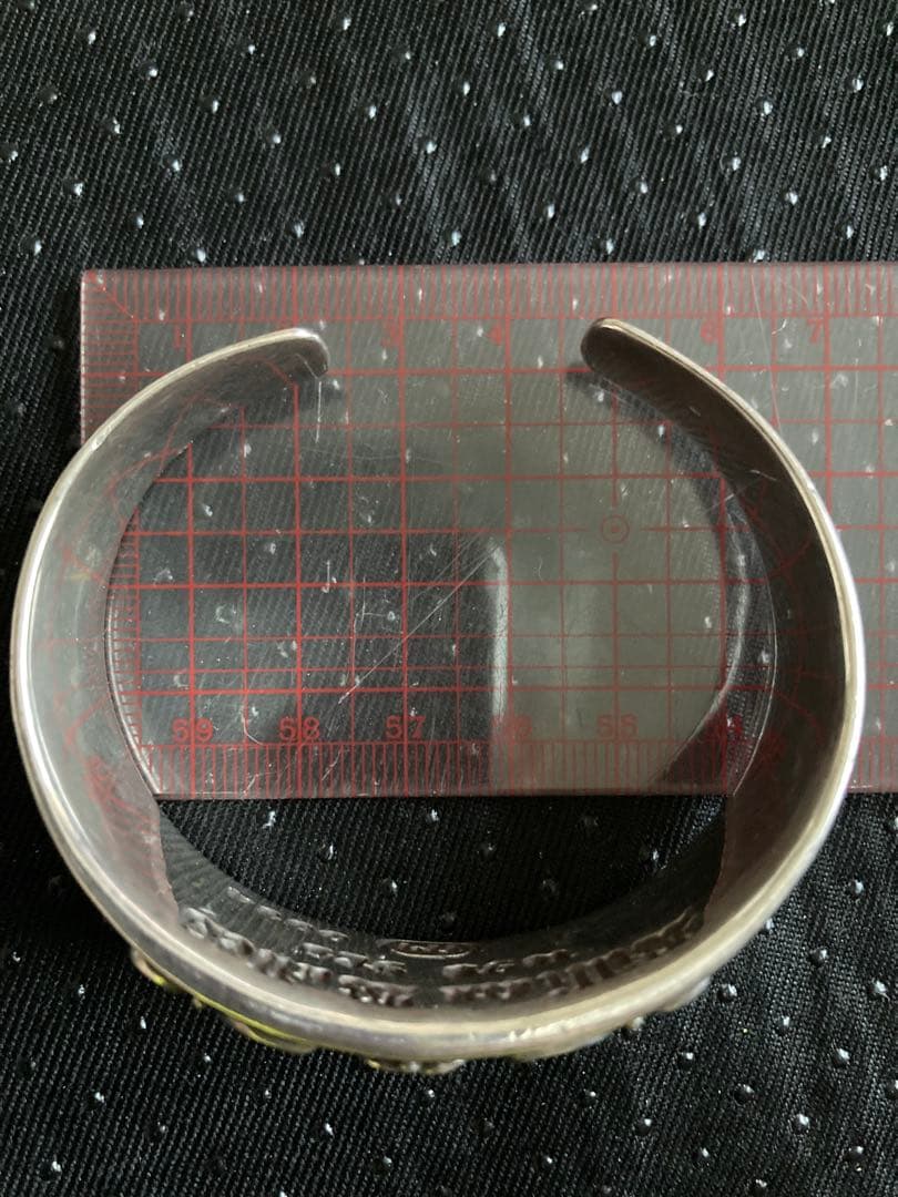 廃盤ウィリアムウォレスシルバー925スティングレイクロスバングル