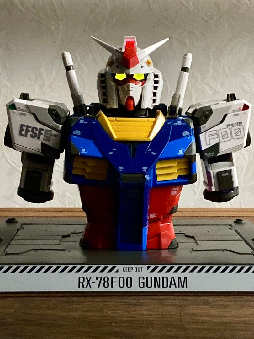 1/48 RX-78F00 ガンダム [BUST MODEL] 【ジャンク品】