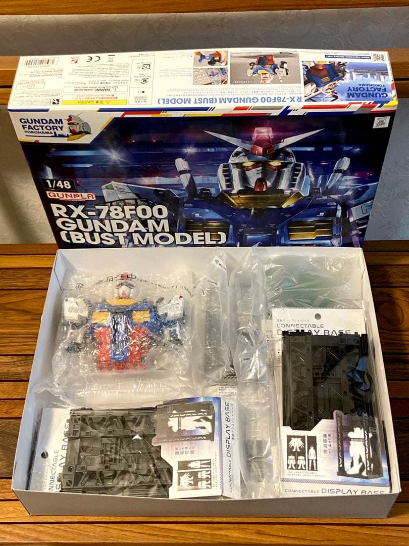 1/48 RX-78F00 ガンダム [BUST MODEL] 【ジャンク品】