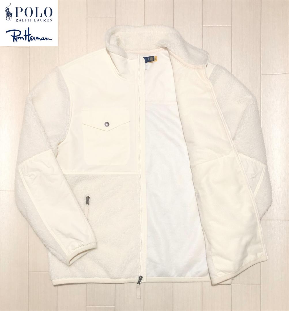 ロンハーマン x ポロ ラルフローレン ハイブリッド フリース ジャケット L