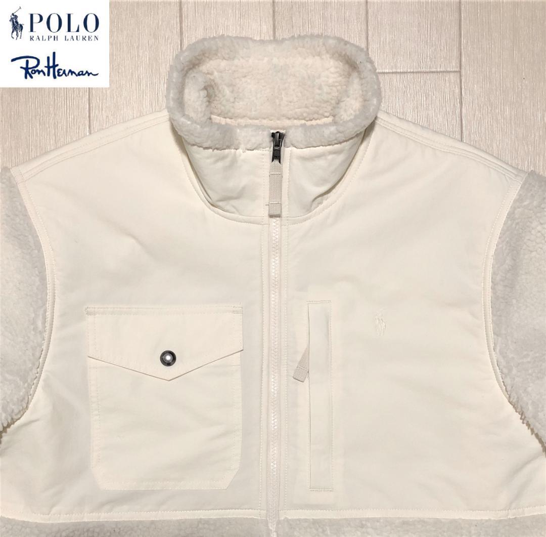 ロンハーマン x ポロ ラルフローレン ハイブリッド フリース ジャケット L