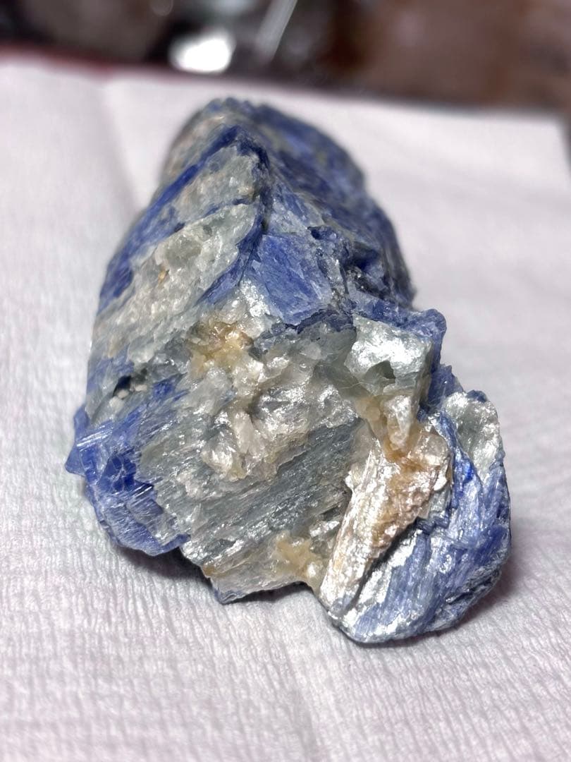 【レア】高品質カイヤナイト 原石 鉱物標本 カイヤナイトシリカ
