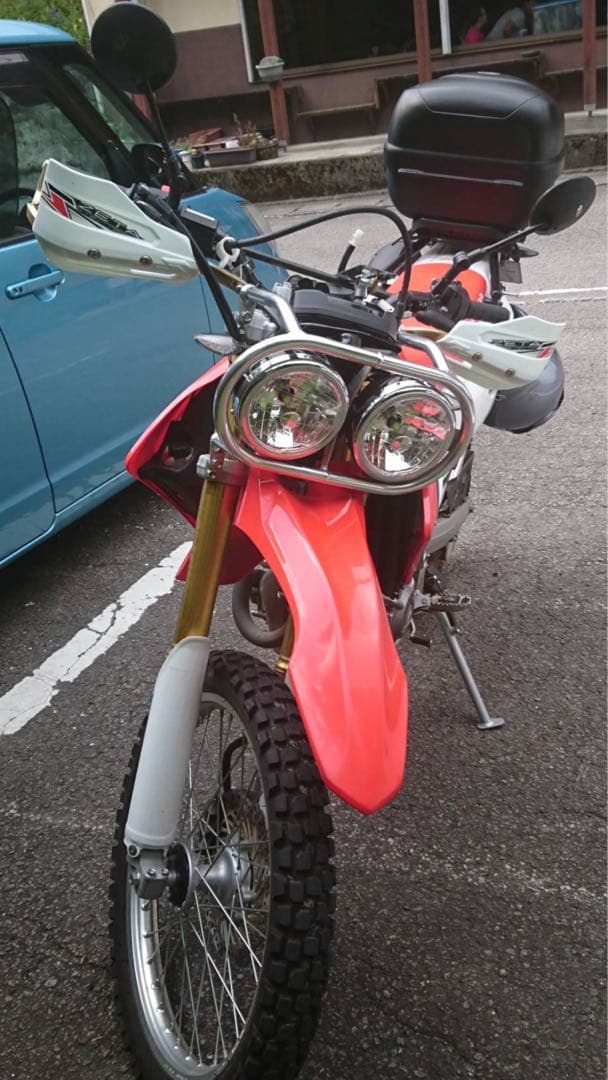 黒の福花❣️crf250l MD38 バハライト