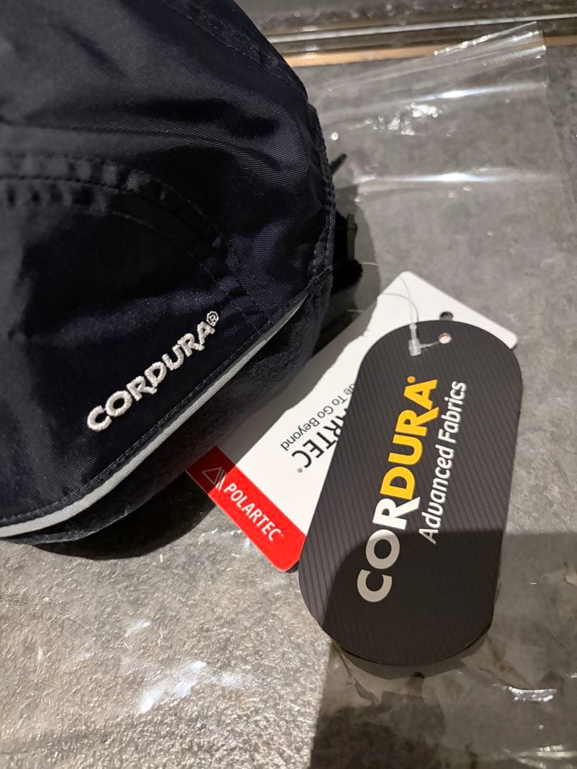 Supreme Polartec 耳当て付キャンプキャップ 黒