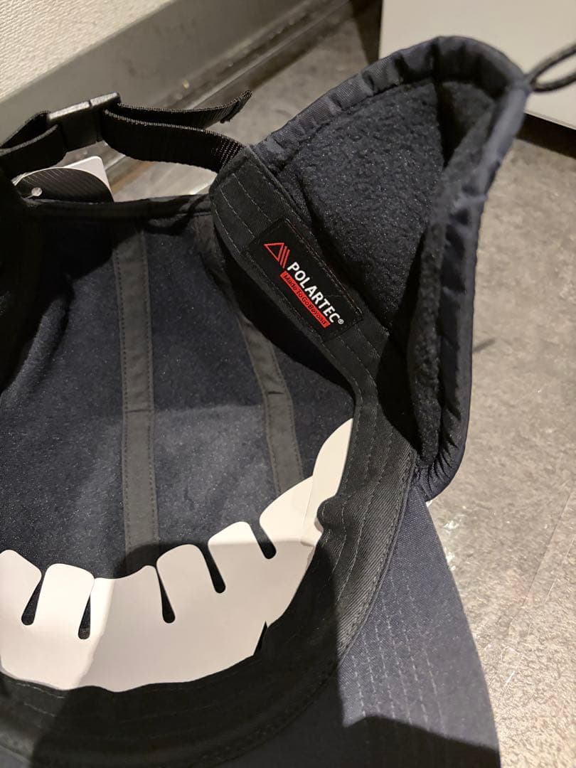 Supreme Polartec 耳当て付キャンプキャップ 黒