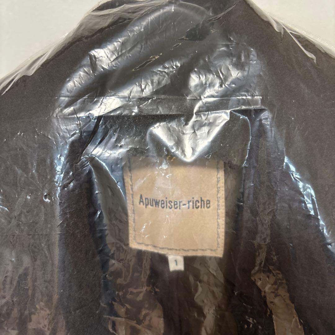 い*。様 未使用品 Apuweiser-riche ロングチェスターコート こげ