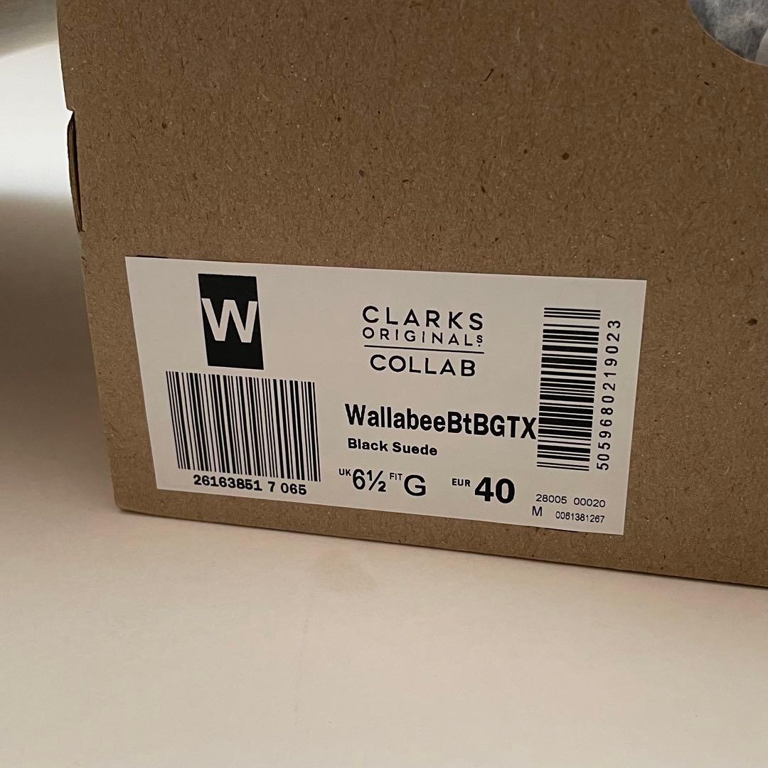 BEAMS別注 Clarks ワラビー GORE-TEX スリッポン ブラック