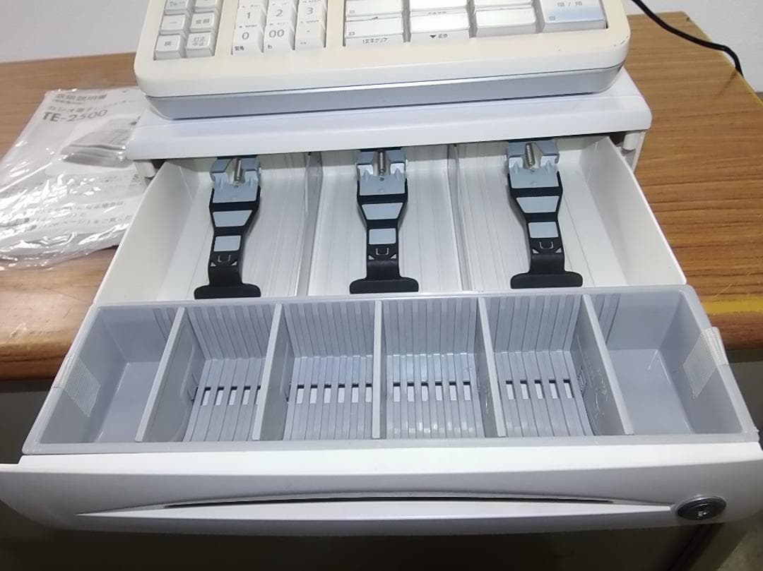 設定無料 CASIO TE-2500-15S レジスター 250731