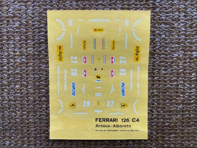 1/43 メリ MERI フェラーリ 126C4-M2