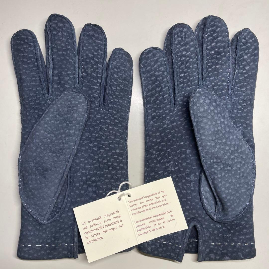 MEROLA カピバラ革 ネイビー（紺色）ライニング：ラパン（うさぎ毛）サイズ８