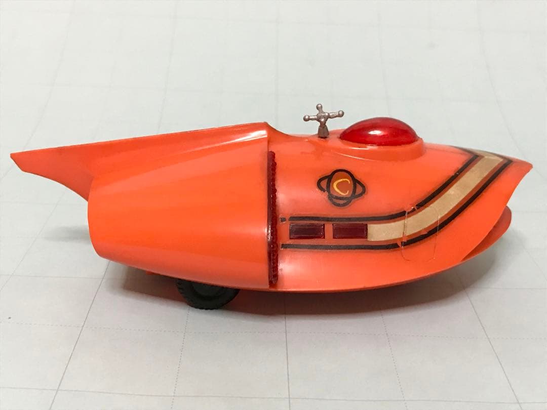 緑商会　スピンドリフト号　ゼンマイ　プラモデル　当時物　巨人の惑星　昭和　レトロ