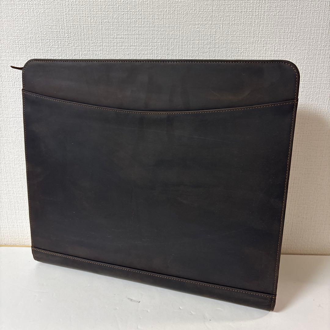 レザービジネスiPadジッパーフォルダー多機能会議ドキュメントホルダーオフィス