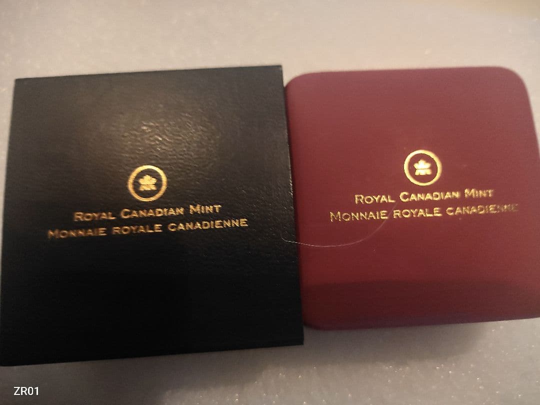 カナダ銀貨「スノーフレーク」サファイアの青色スワロフスキー 銀貨