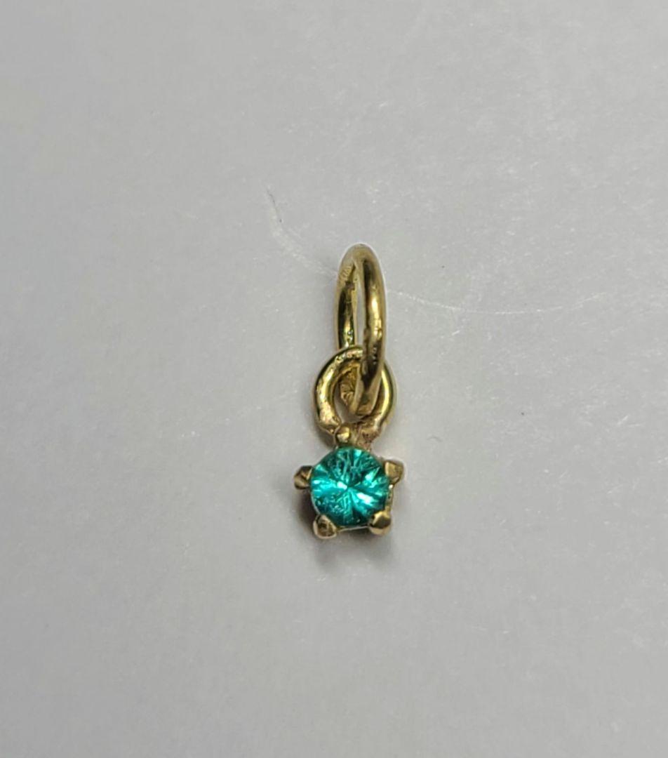 ネオンブルーのお星さま!!★バターリャパライバトルマリンペンダントトップ18金★