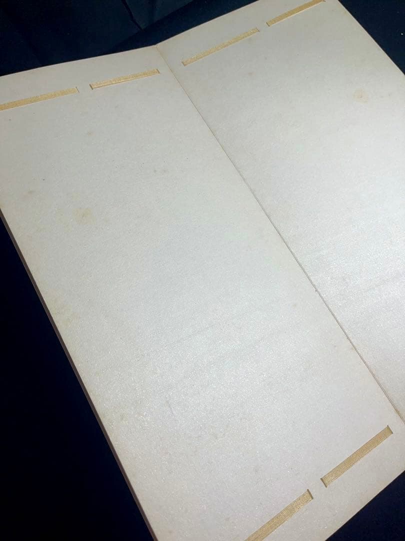 和紙 金箔 短冊 短冊帖 古筆手鑑 古裂装幀美術品　山水画 人物画 水墨画 古布