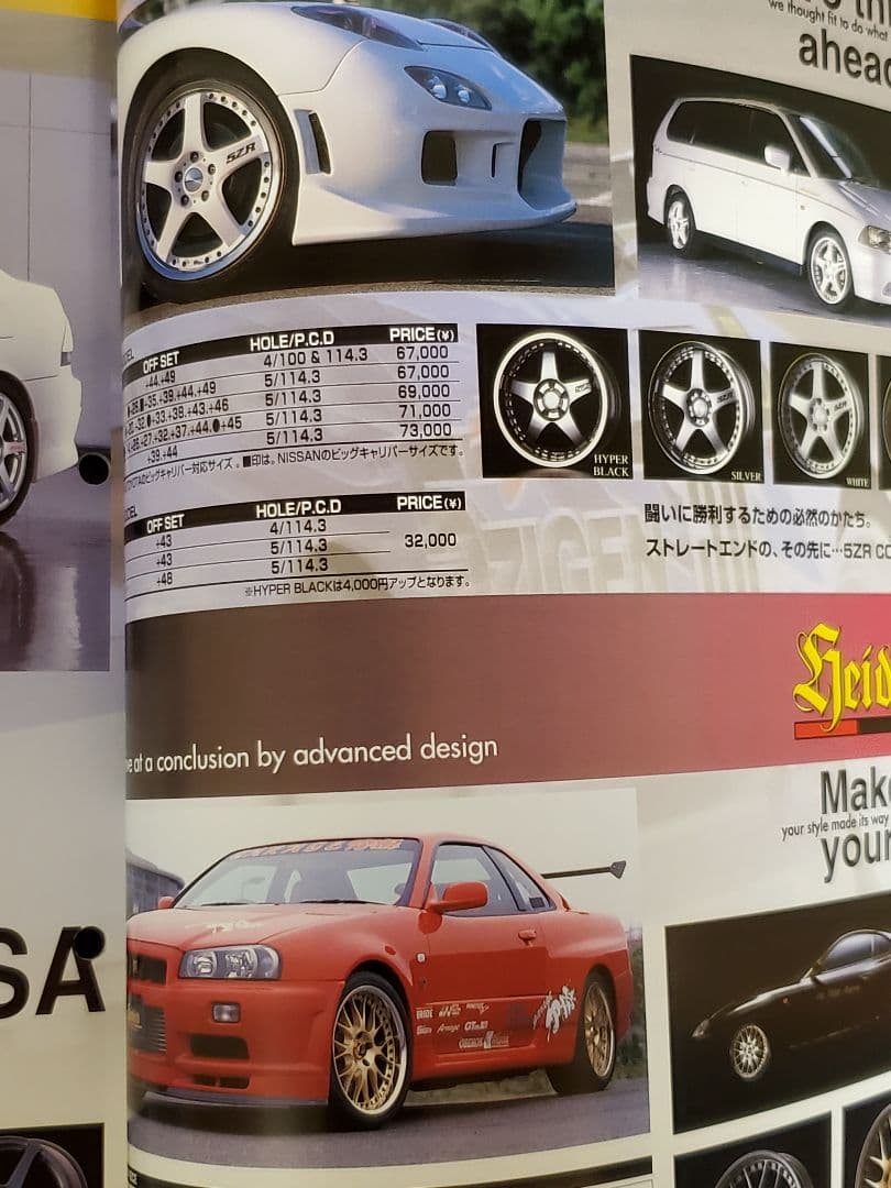 ☆希少 5ZIGEN R34 GT-R 他 マフラー & ホイール カタログ