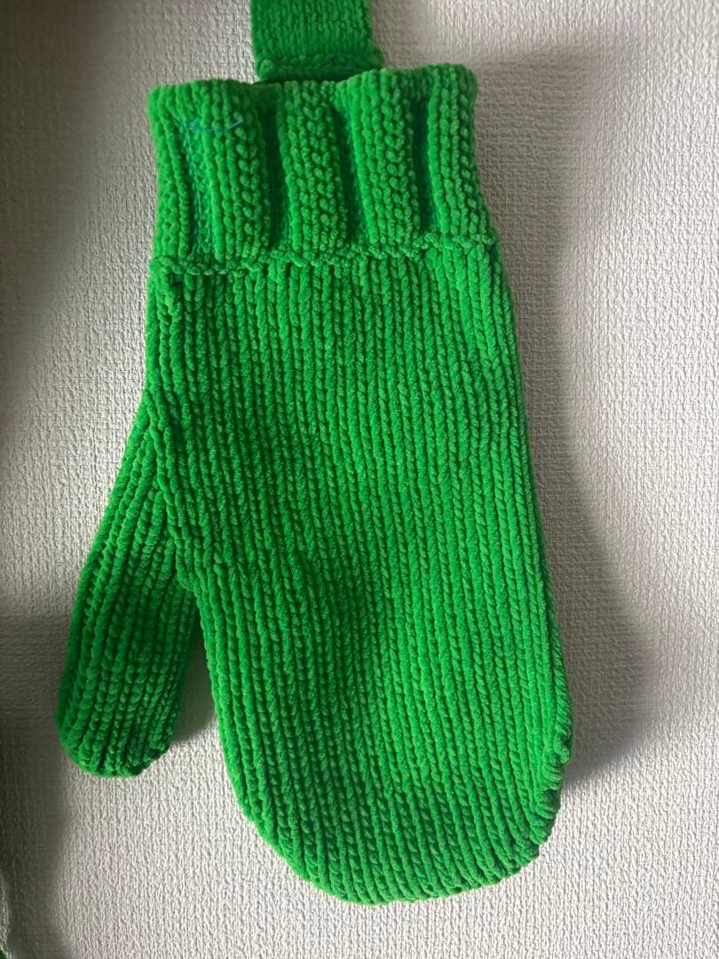 ボッテガヴェネタ　ヘビーウェイトシェニールグローブミトン手袋