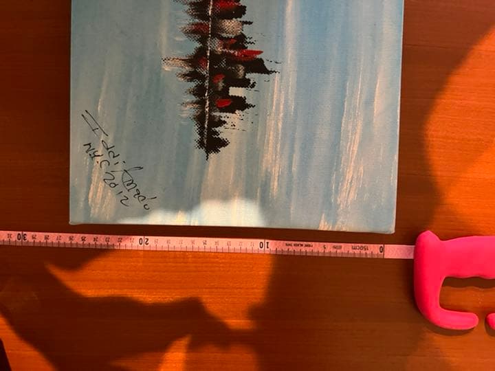 絵画⑦ ニューヨーク　New York マンハッタン　風景画　油絵　2012