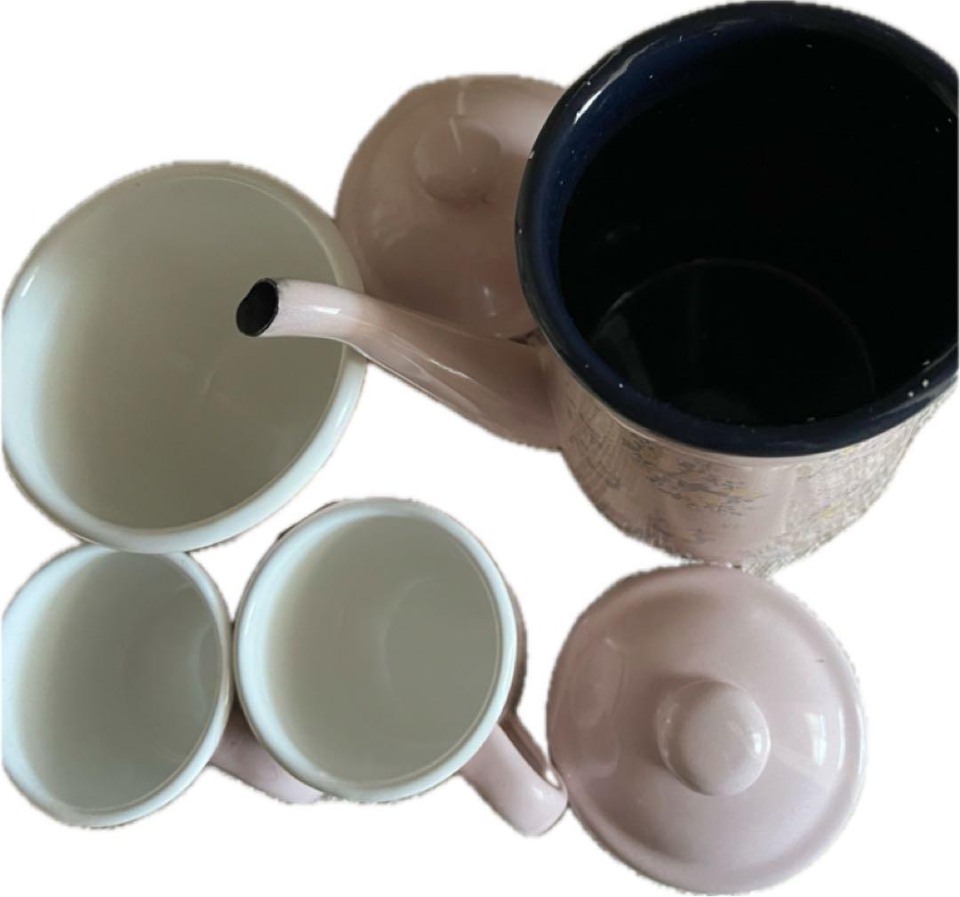 ホーローケトルマグセット