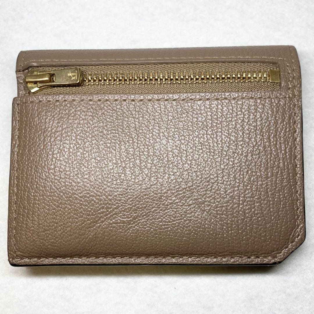 美品 ラルコバレーノ スマートカードウォレット 財布 やぎ革 レザー イタリア製