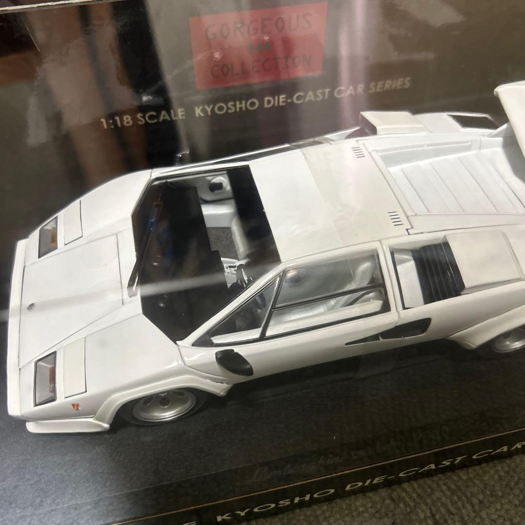 未開封品 1/18 京商 ランボルギーニ カウンタック LP500 ホワイト