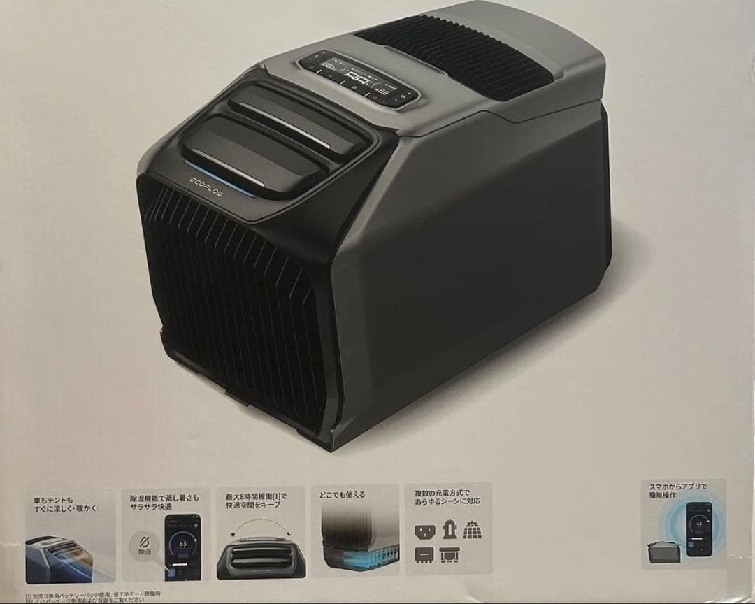 新品未使用 EcoFlow WAVE 3 ポータブルエアコン冷暖房機能付