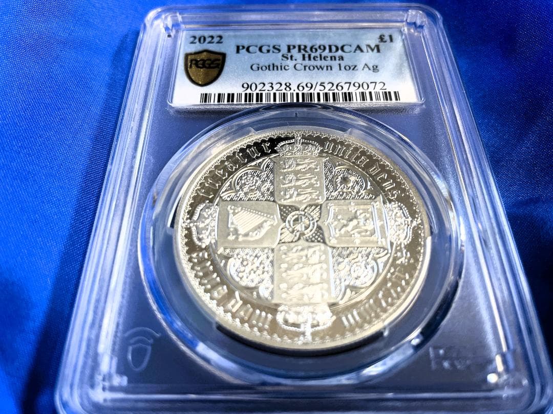 2022マスターピースゴシッククラウン1oz銀貨 PR69 (新品未使用)162