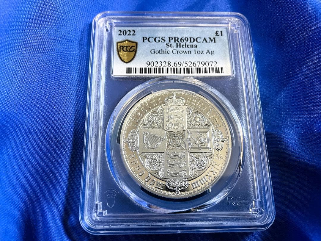 2022マスターピースゴシッククラウン1oz銀貨 PR69 (新品未使用)162