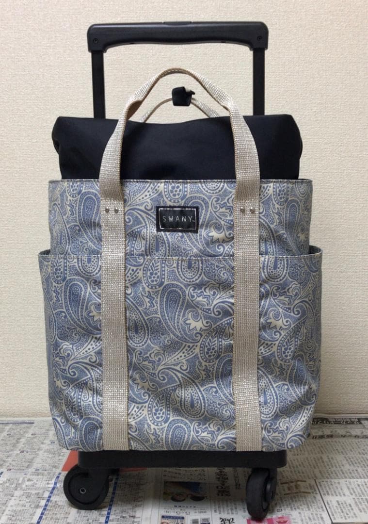 スワニー キャリーカート 4輪 ストッパー ユベーロ ショッピングカート