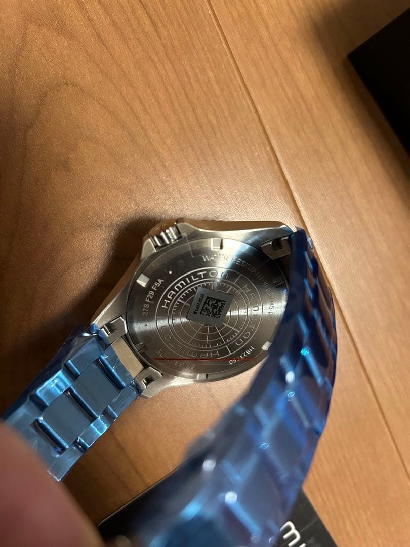 【新品・即日発送】HAMILTONカーキネイビースキューバオーH82375161