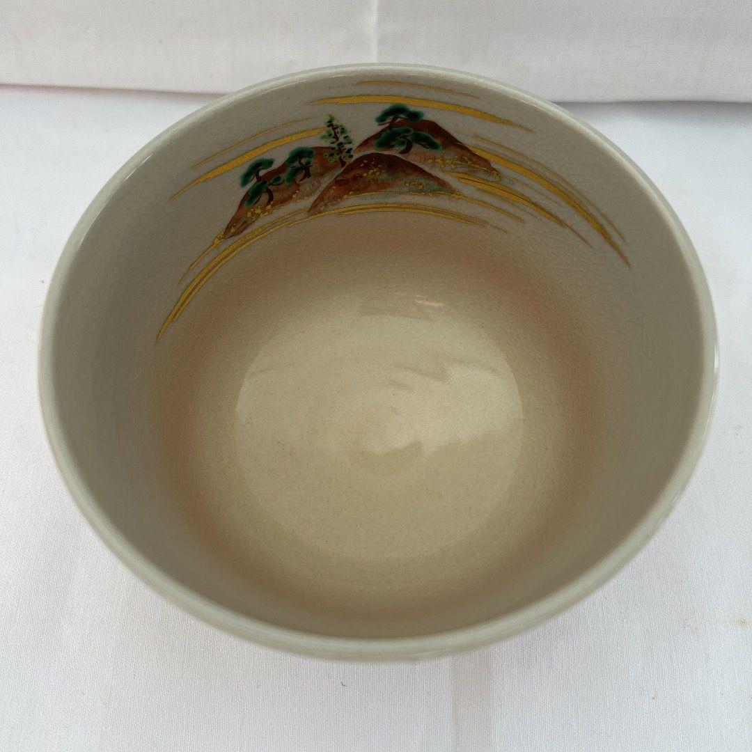 仁清嵐山図 茶碗 中村秋峰 茶道具